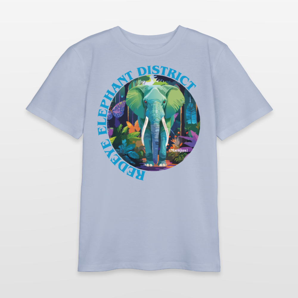 MNJS TEENS Bio T-Shirt mit REDEYE ELEPHANT DISTRICT PRINT - Lavendel-Violett