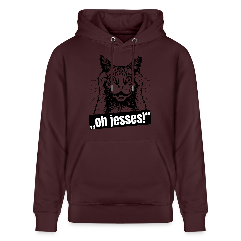Unisex Hoodie mit OH JESSES PRINT - Maroon