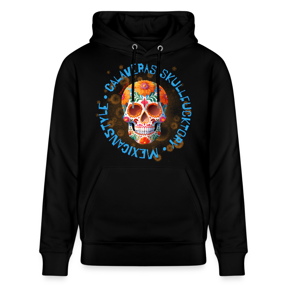 Unisex Hoodie mit CALAVERAS MEXICANSTYLE PRINT - Schwarz