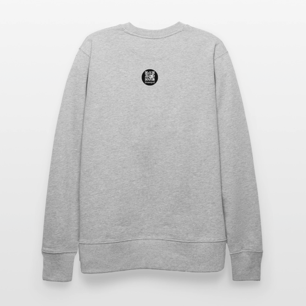 Unisex Bio-Sweatshirt mit MAENJUS MEXICANSTYLE PRINT - Grau meliert