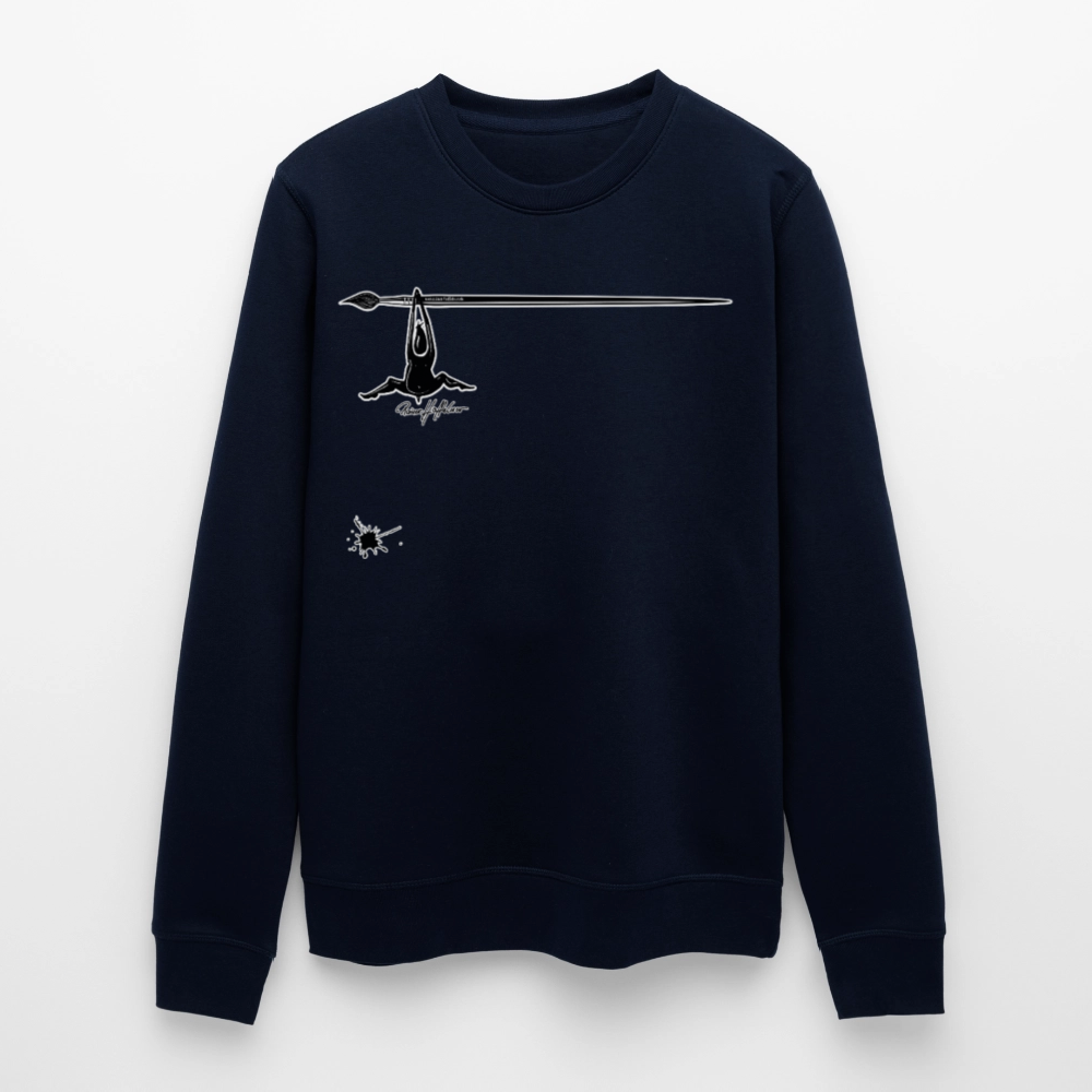 Unisex Bio-Sweatshirt mit MÄNNLE PRINT - Navy