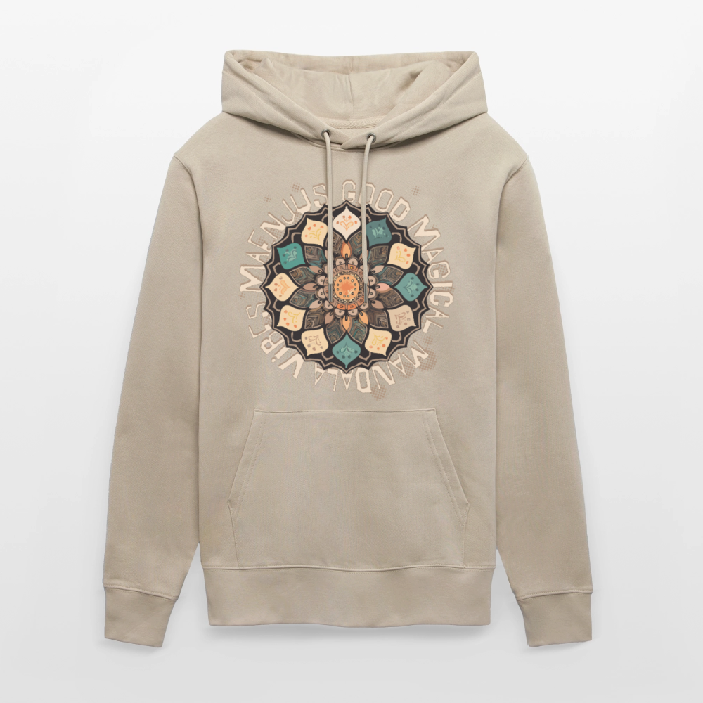 Unisex Bio-Hoodie mit MANDALA VIBES PRINT - Beige