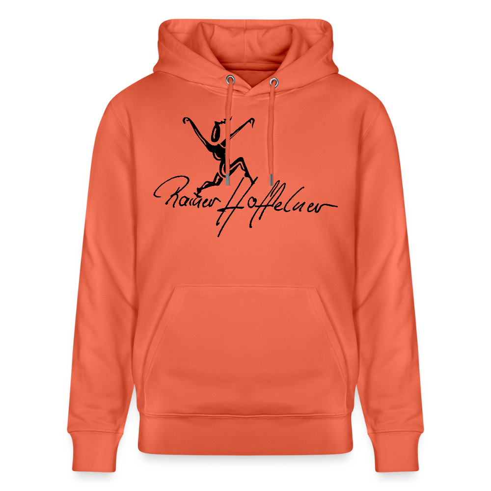Unisex Bio-Hoodie mit TUSCHEWEIBCHEN PRINT - Hellrot