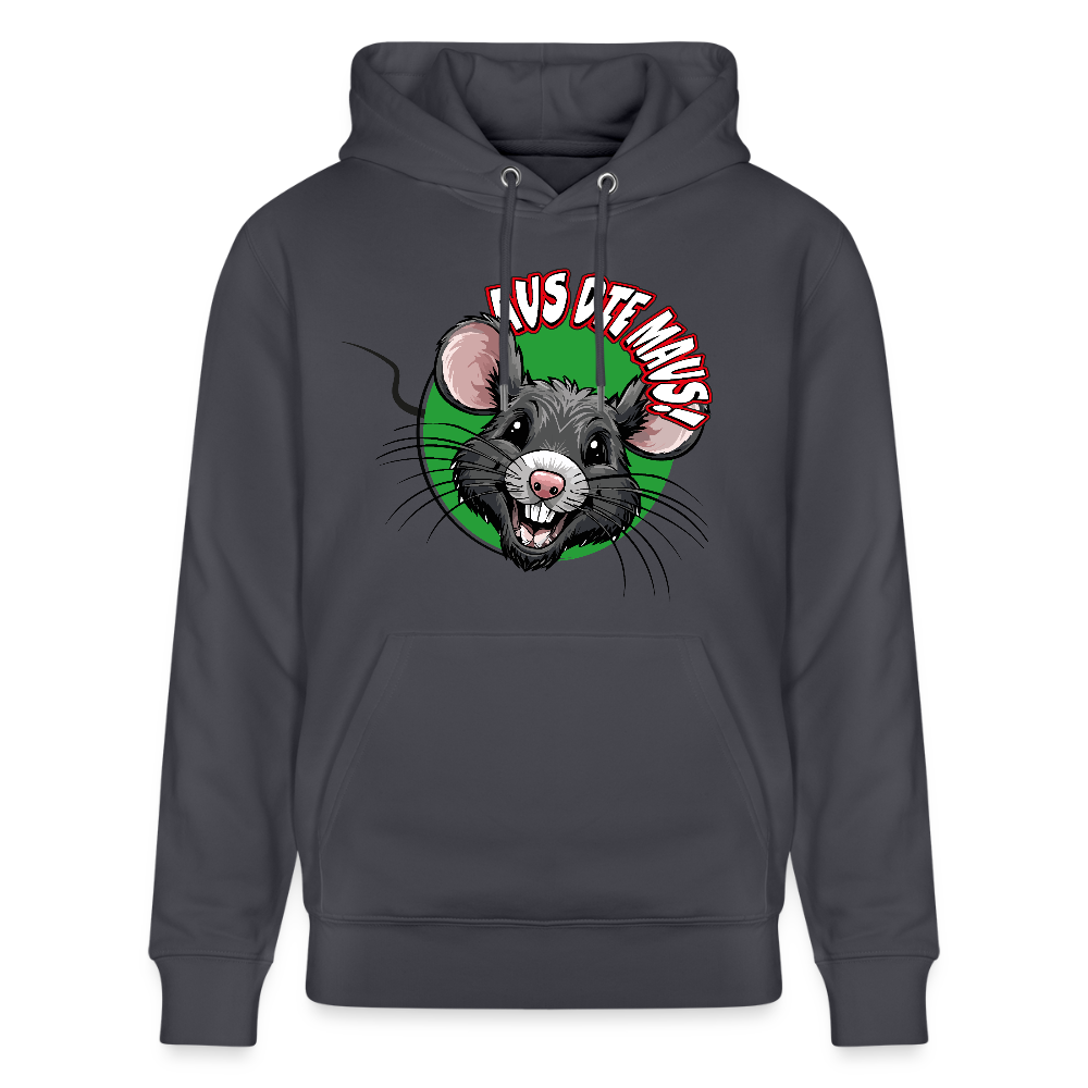 Unisex Hoodie mit AUS DIE MAUS PRINT - Indigoblau