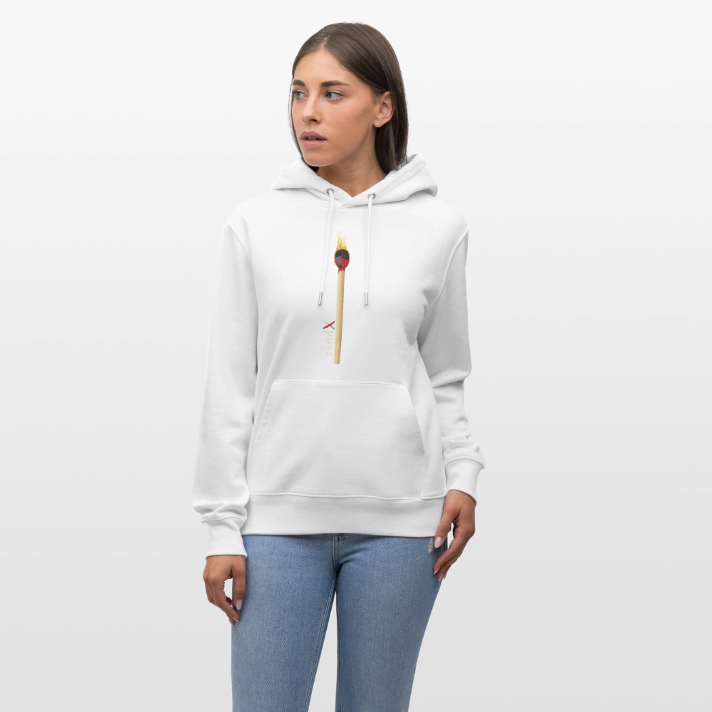 Unisex Hoodie mit zündX PRINT - Weiß