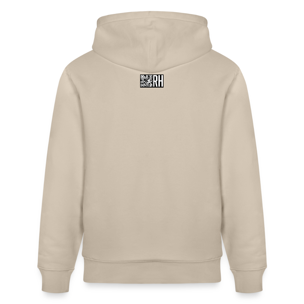 Unisex Bio-Hoodie mit TUSCHEMÄNNCHEN PRINT - Beige