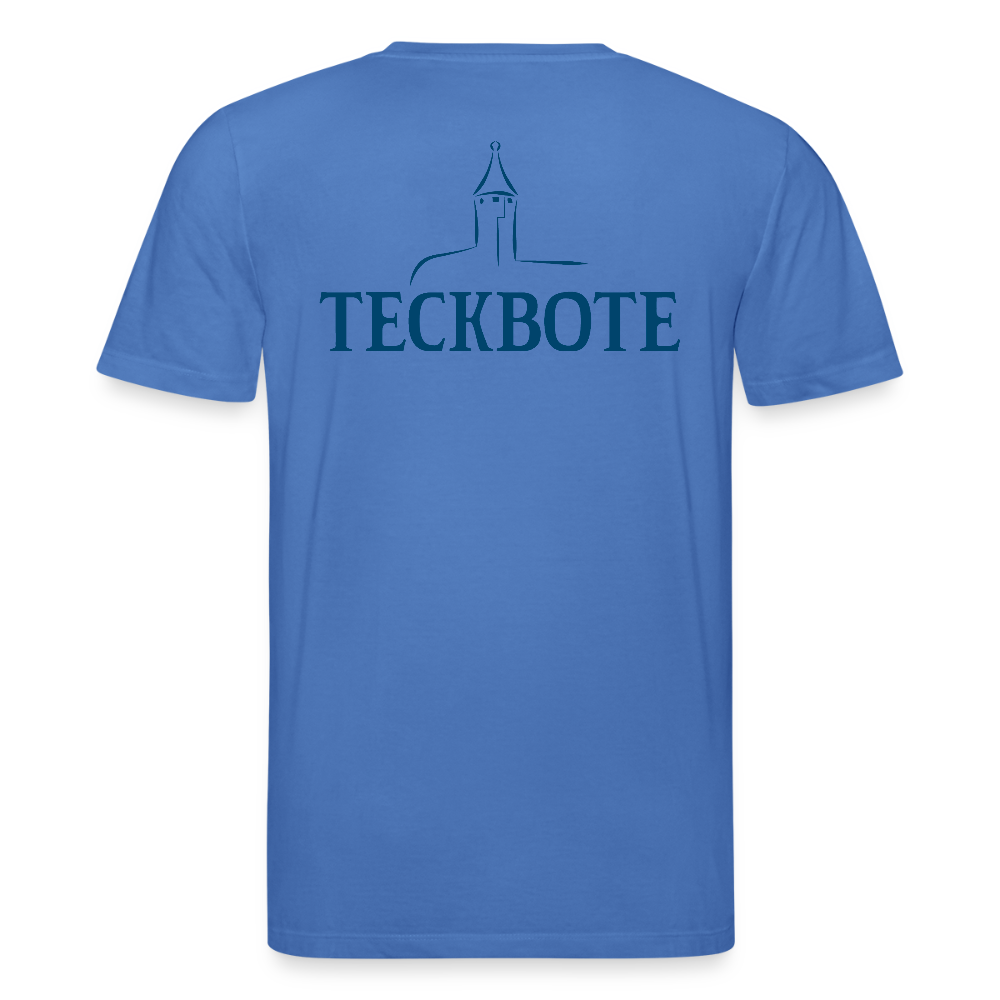 Unisex Bio-T-Shirt mit TECKBOTE PRINT - Achtsames Blau