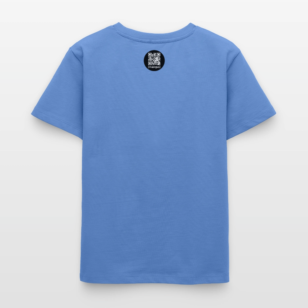 MNJS TEENS Bio T-Shirt mit WELCOME TO THE JUNGLE PRINT - Blau