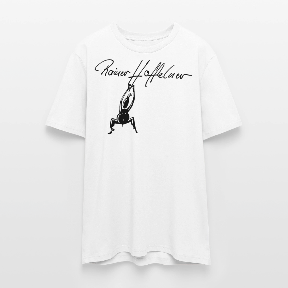 Unisex Bio-T-Shirt mit TUSCHEMÄNNCHEN PRINT - Weiß