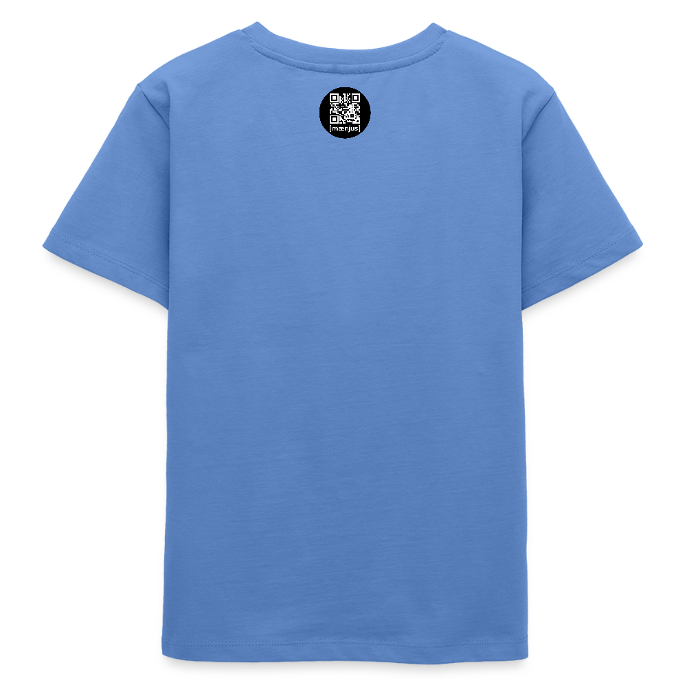 MNJS TEENS Bio T-Shirt mit WELCOME TO THE JUNGLE PRINT - Blau