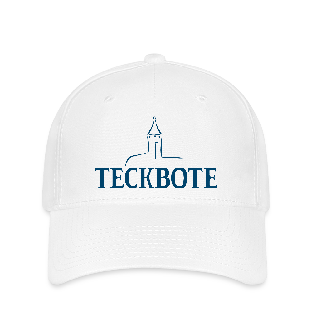 Flexfit Cap mit TECKBOTE PRINT - Weiß
