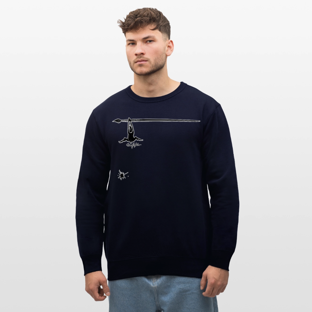 Unisex Bio-Sweatshirt mit MÄNNLE PRINT - Navy