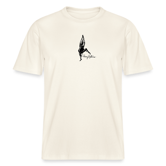 Unisex Bio-T-Shirt mit TUSCHEMÄNNCHEN PRINT - Naturweiß