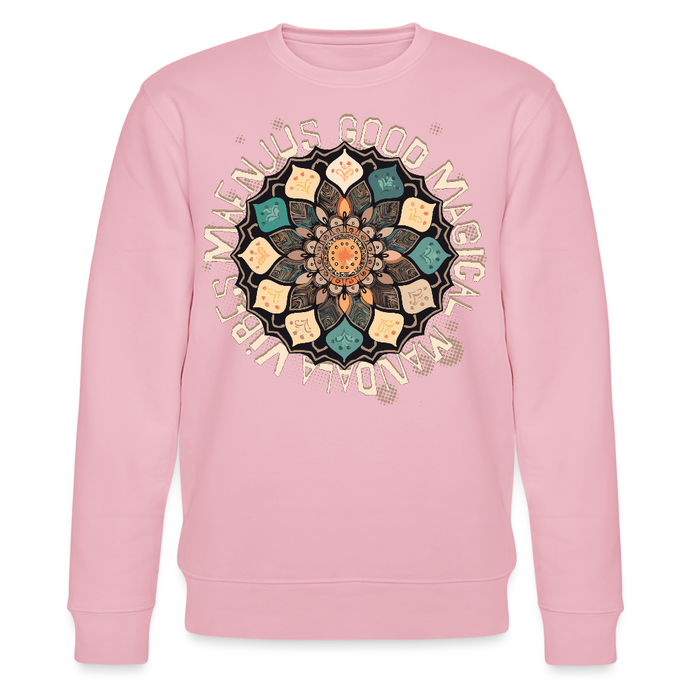 Unisex Bio-Sweatshirt mit MANDALA VIBES PRINT - Hellrosa