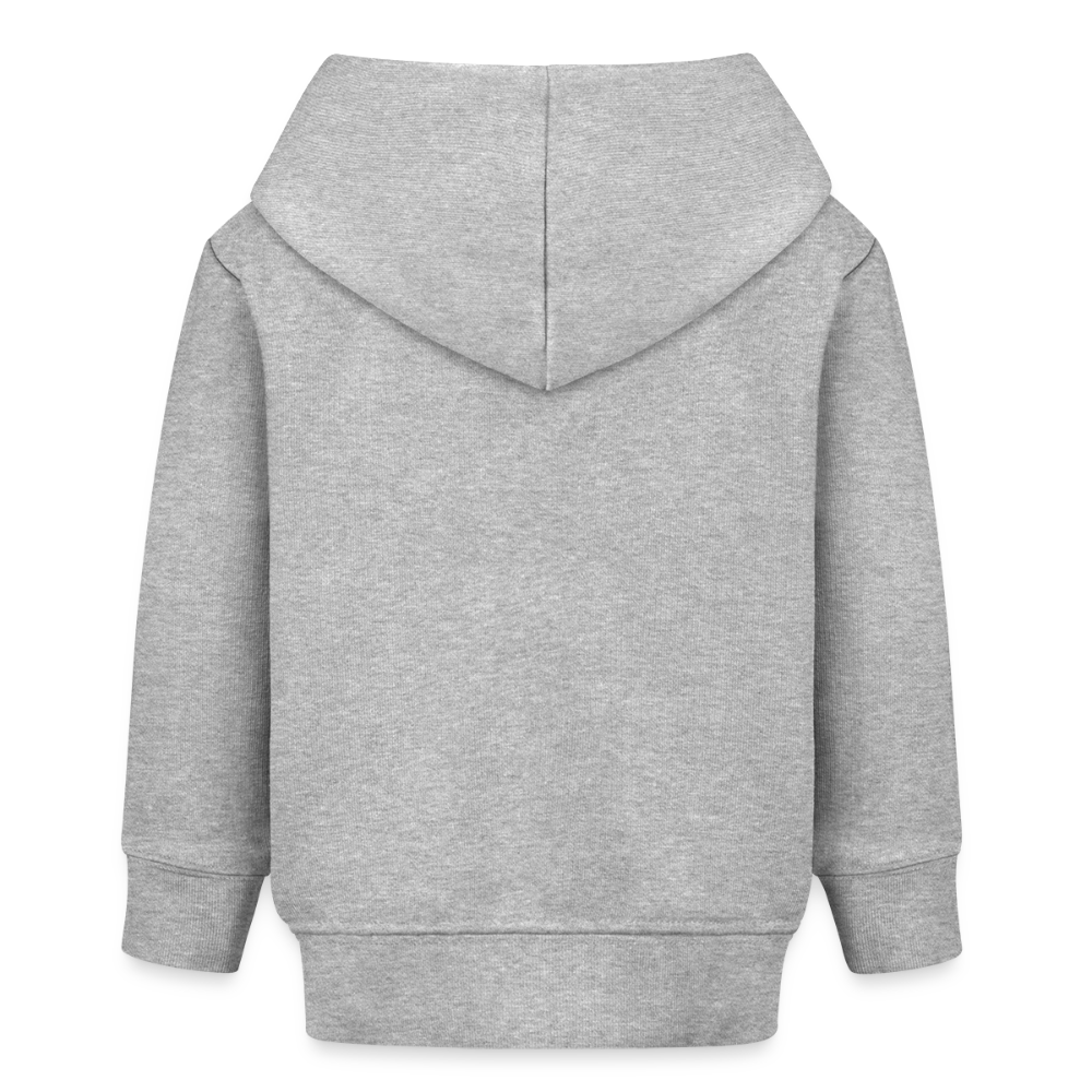 MNJS KIDS Bio Hoodie mit RAKETE PRINT - Grau meliert