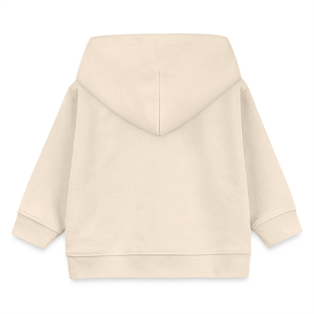 MNJS KIDS Bio Hoodie mit FUNKY ALPAKA CLUB PRINT - Weißgrau