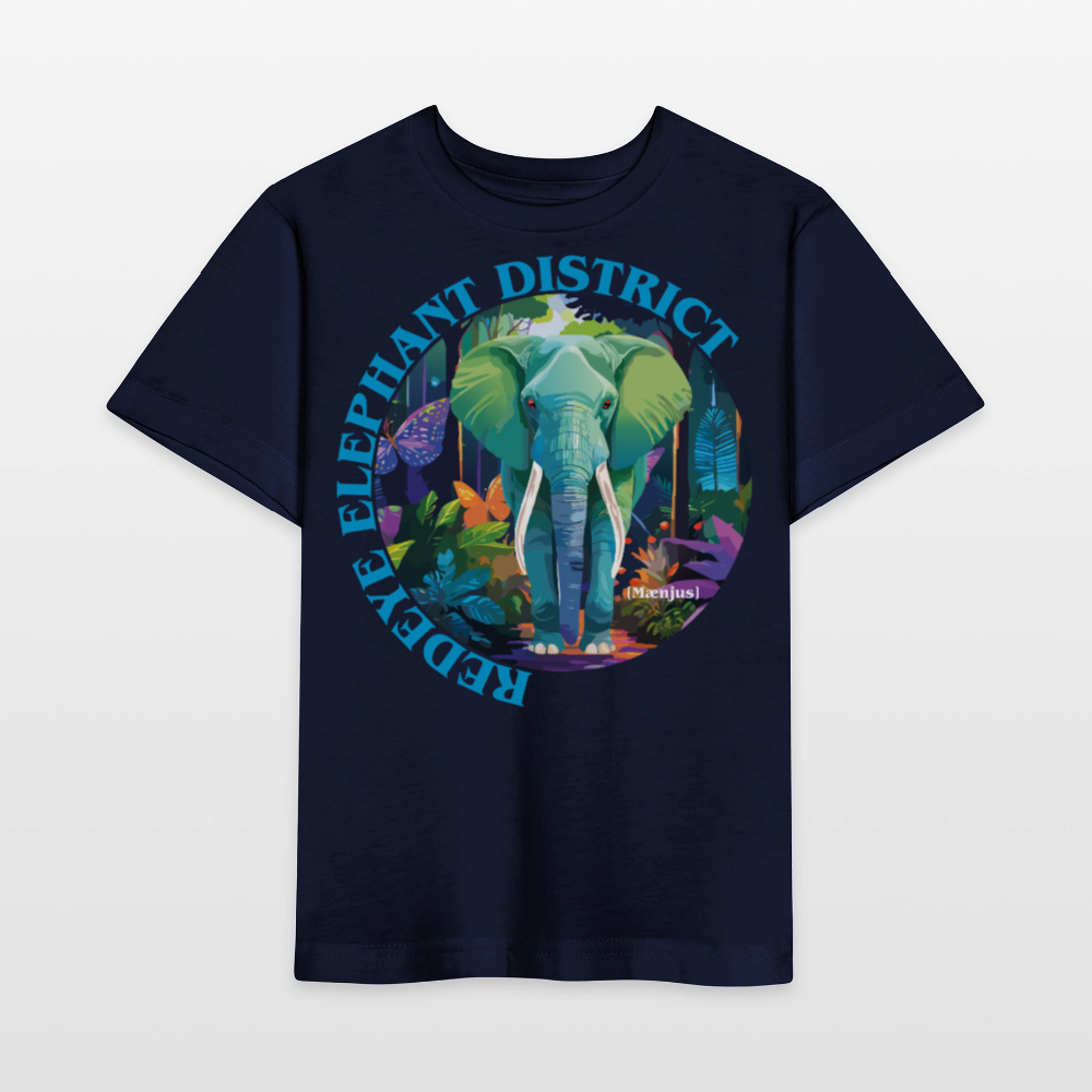 MNJS KIDS T-Shirt mit REDEYE ELEPHANT DISTRICT PRINT - Navy
