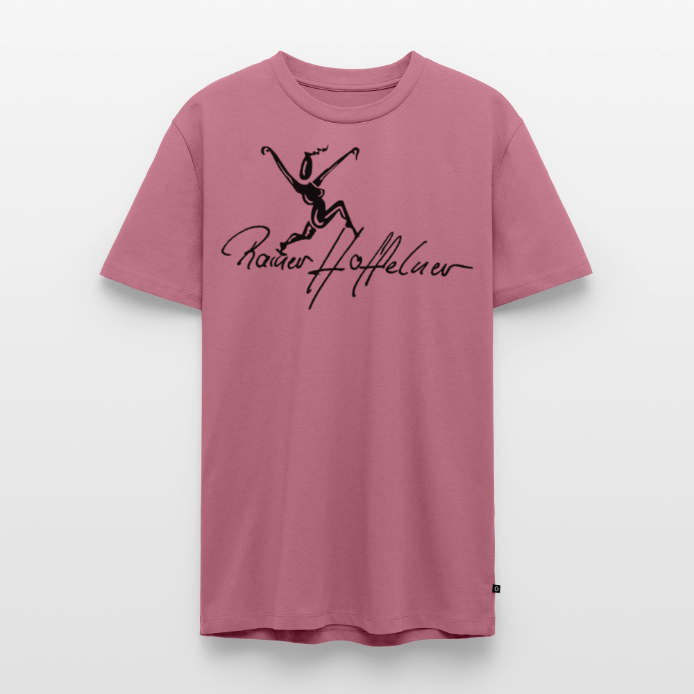 Männer Premium T-Shirt mit TUSCHEWEIBCHEN PRINT - Mauve