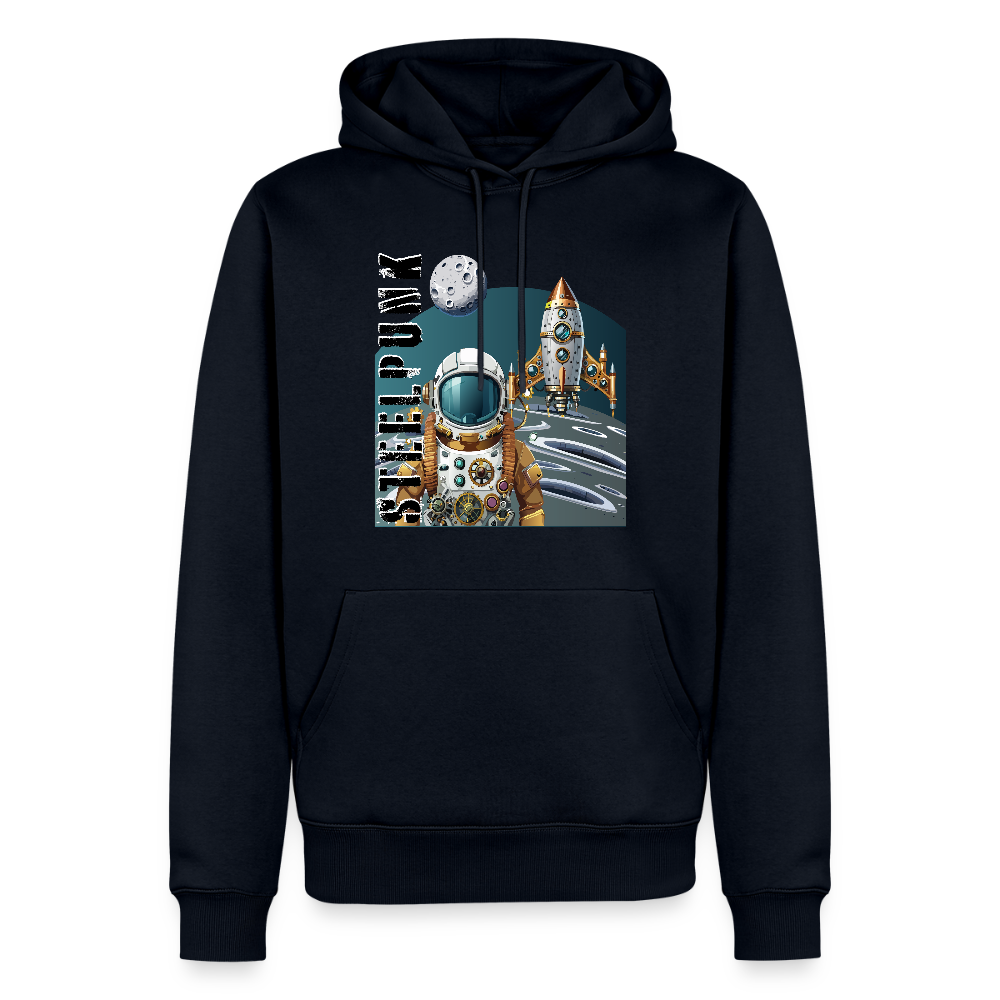 Männer Premium Hoodie mit STEELPUNK PRINT - Navy