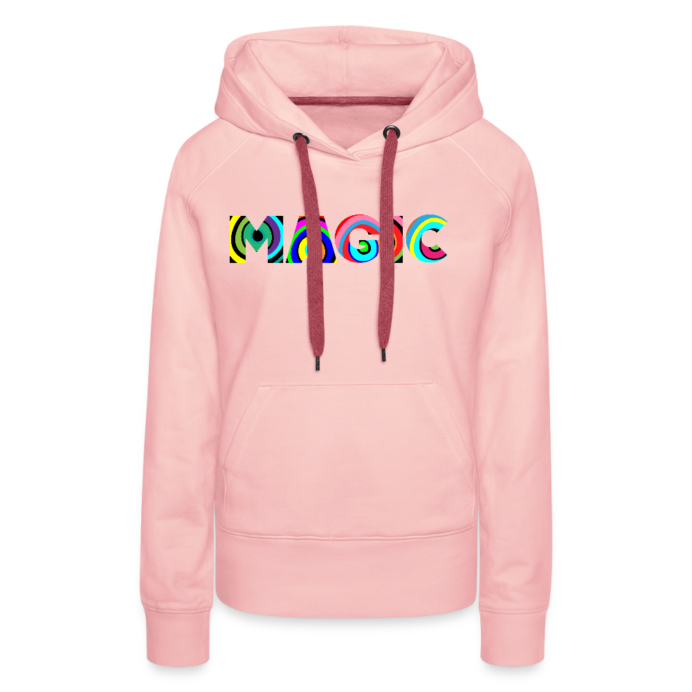Frauen Premium Hoodie mit MAGIC PRINT - Kristallrosa