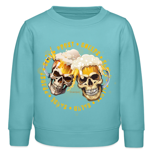 MNJS KIDS Mini Changer Bio Sweatshirt mit OKTOBERFEST EDITION BOYS PRINT - Pastelltürkis