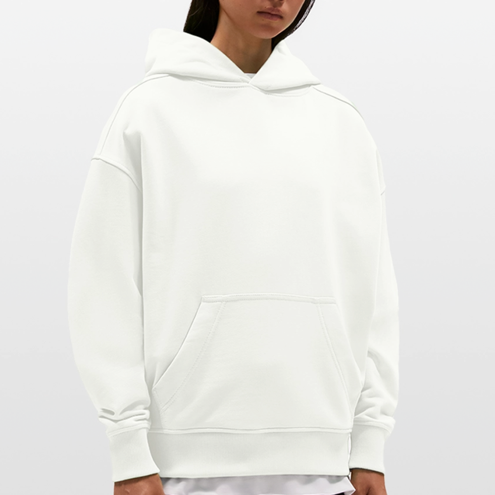 Heavyweight Oversized Organic Hoodie mit CALAVERAS SKULL PRINT - OFF WHITE