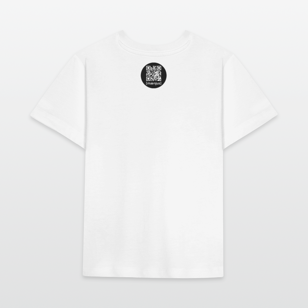 MNJS KIDS Bio T-Shirt mit RAKETE PRINT - Weiß