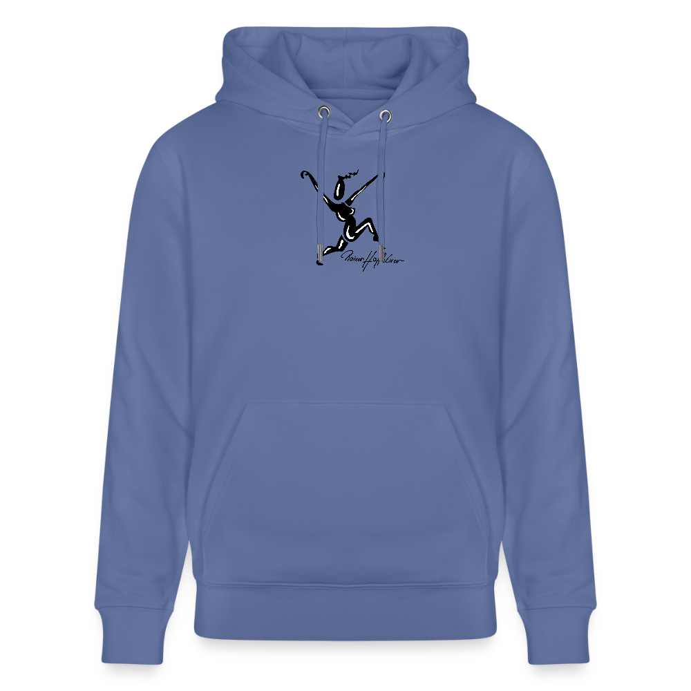 Unisex Bio-Hoodie mit TUSCHEWEIBCHEN PRINT - Blau