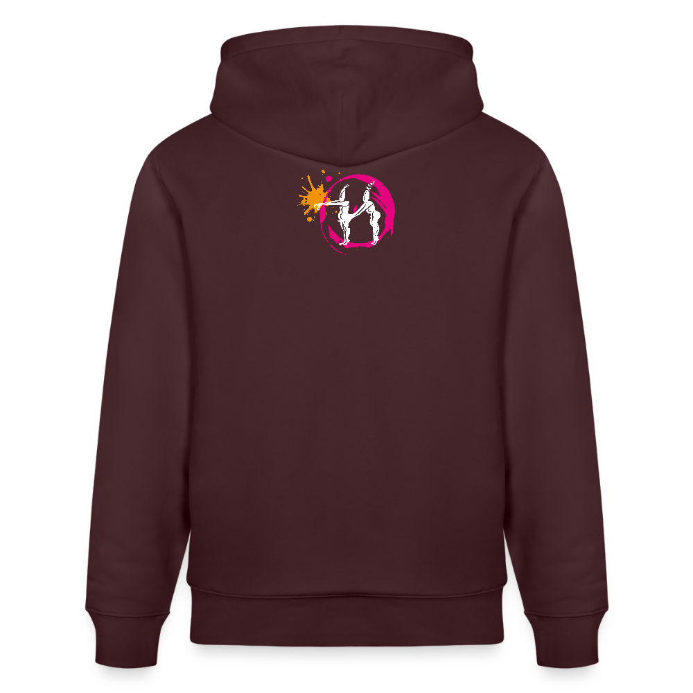 Unisex Hoodie mit ES ESKALIERT EH PRINT - Maroon