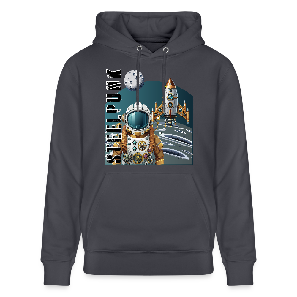 Unisex Hoodie mit STEELPUNK PRINT - Indigoblau