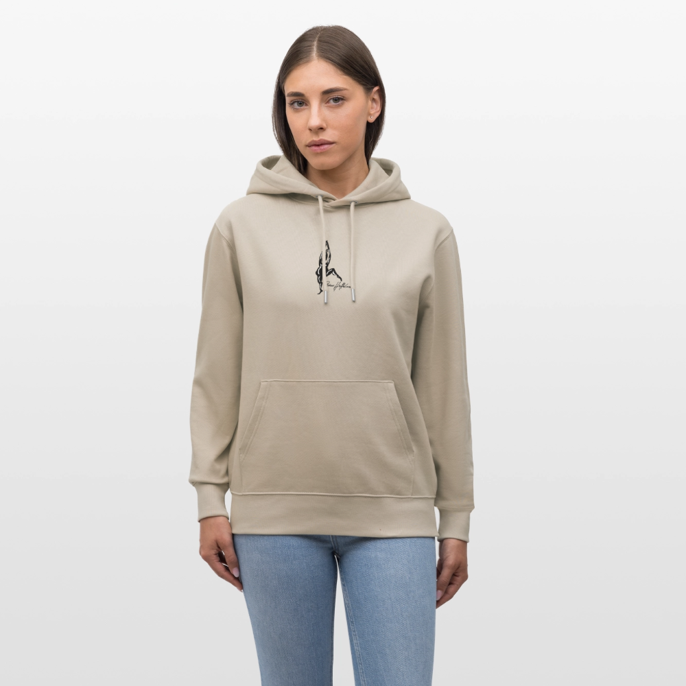Unisex Bio-Hoodie mit TUSCHEMÄNNCHEN PRINT - Beige