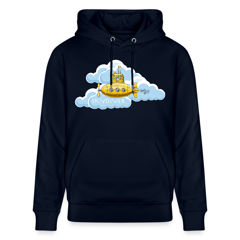Unisex Bio-Hoodie mit SKYDIVER PRINT - Navy