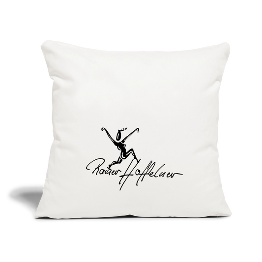 Sofakissenbezug 44 x 44 cm mit TUSCHEWEIBCHEN PRINT - Naturweiß