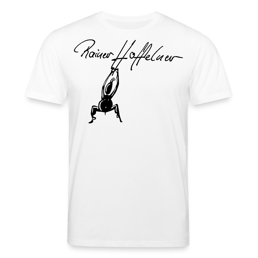 Unisex Bio-T-Shirt mit TUSCHEMÄNNCHEN PRINT - Weiß
