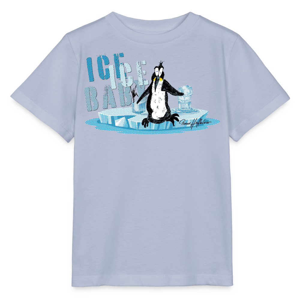 MNJS KIDS Bio T-Shirt mit ICE ICE BABY PRINT - Lavendel-Violett