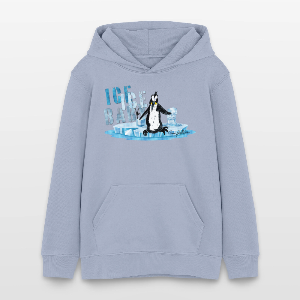 MNJS TEENS Bio-Hoodie mit ICE ICE BABY PRINT - Lavendel-Violett