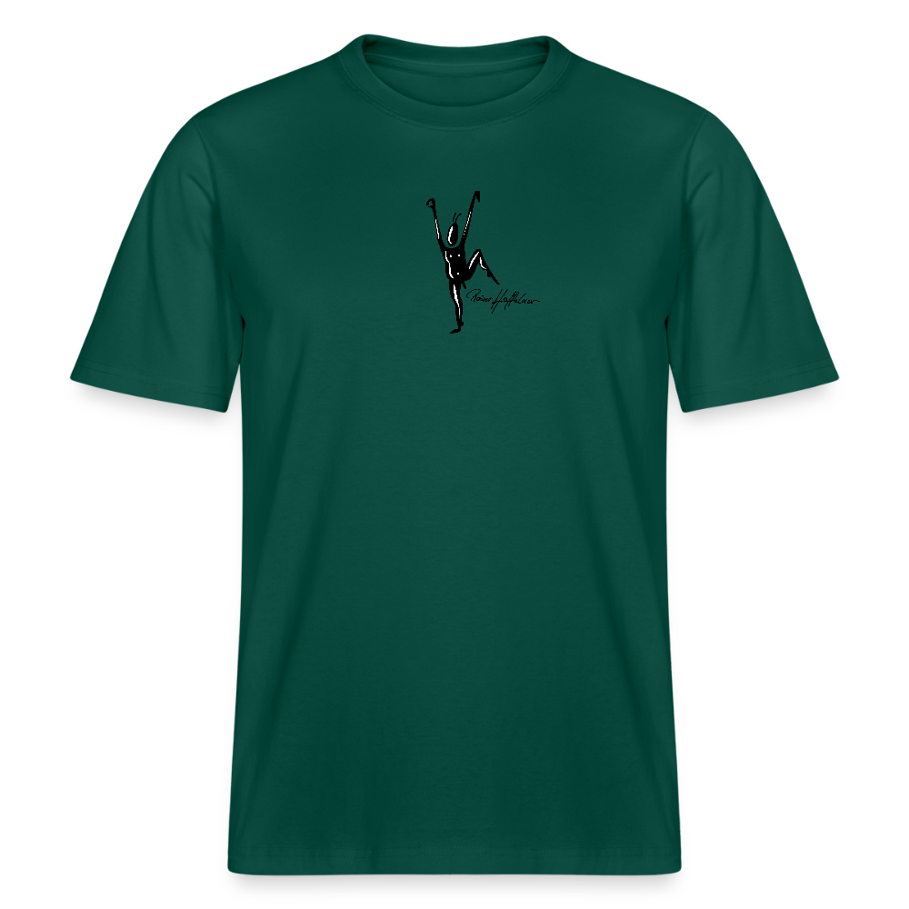 Unisex Bio-T-Shirt mit TUSCHEMÄNNCHEN PRINT - Forest