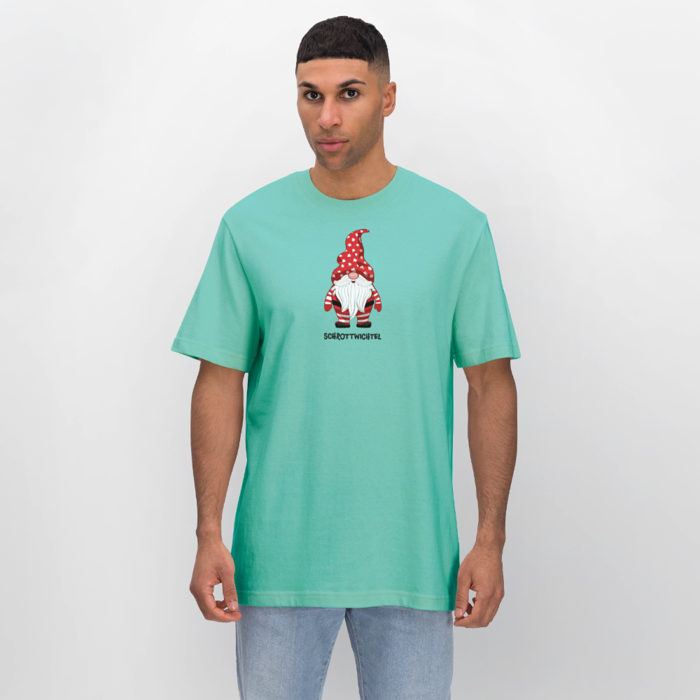 Unisex Bio-T-Shirt mit SCHROTTWICHTEL PRINT - Poolblau