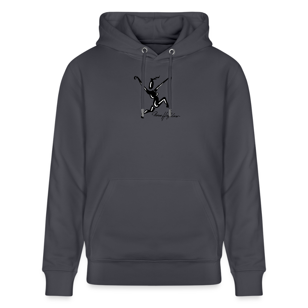 Unisex Bio-Hoodie mit TUSCHEWEIBCHEN PRINT - Indigoblau