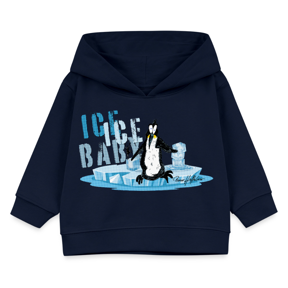 MNJS KIDS Bio Hoodie mit ICE ICE BABY PRINT - Navy