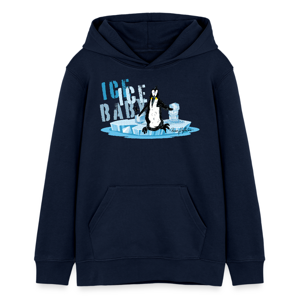 MNJS TEENS Bio-Hoodie mit ICE ICE BABY PRINT - Navy
