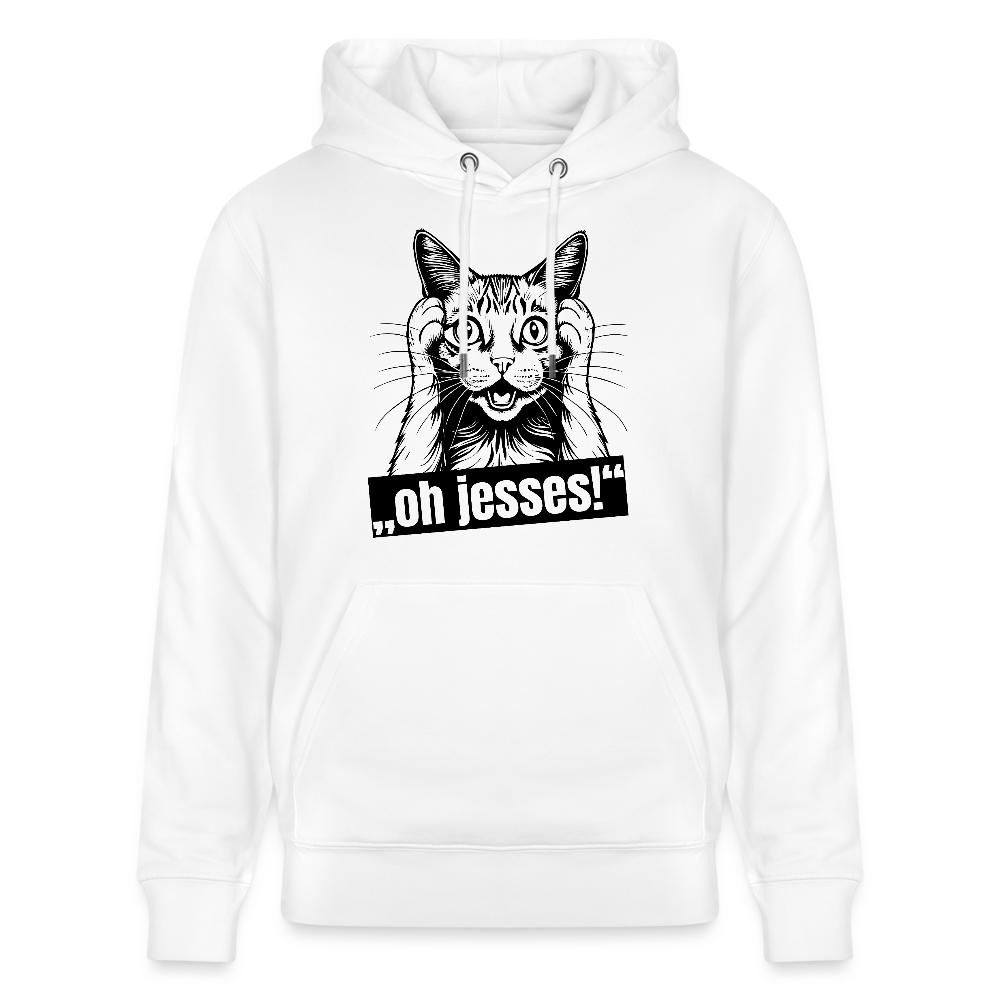 Unisex Hoodie mit OH JESSES PRINT - Weiß