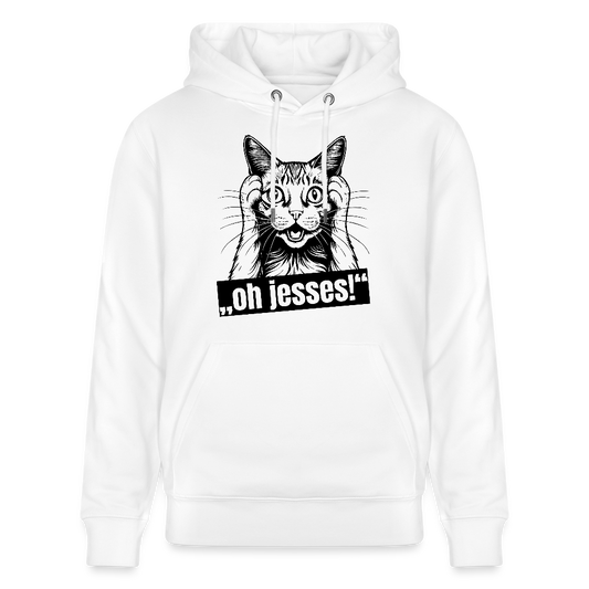 Unisex Hoodie mit OH JESSES PRINT - Weiß