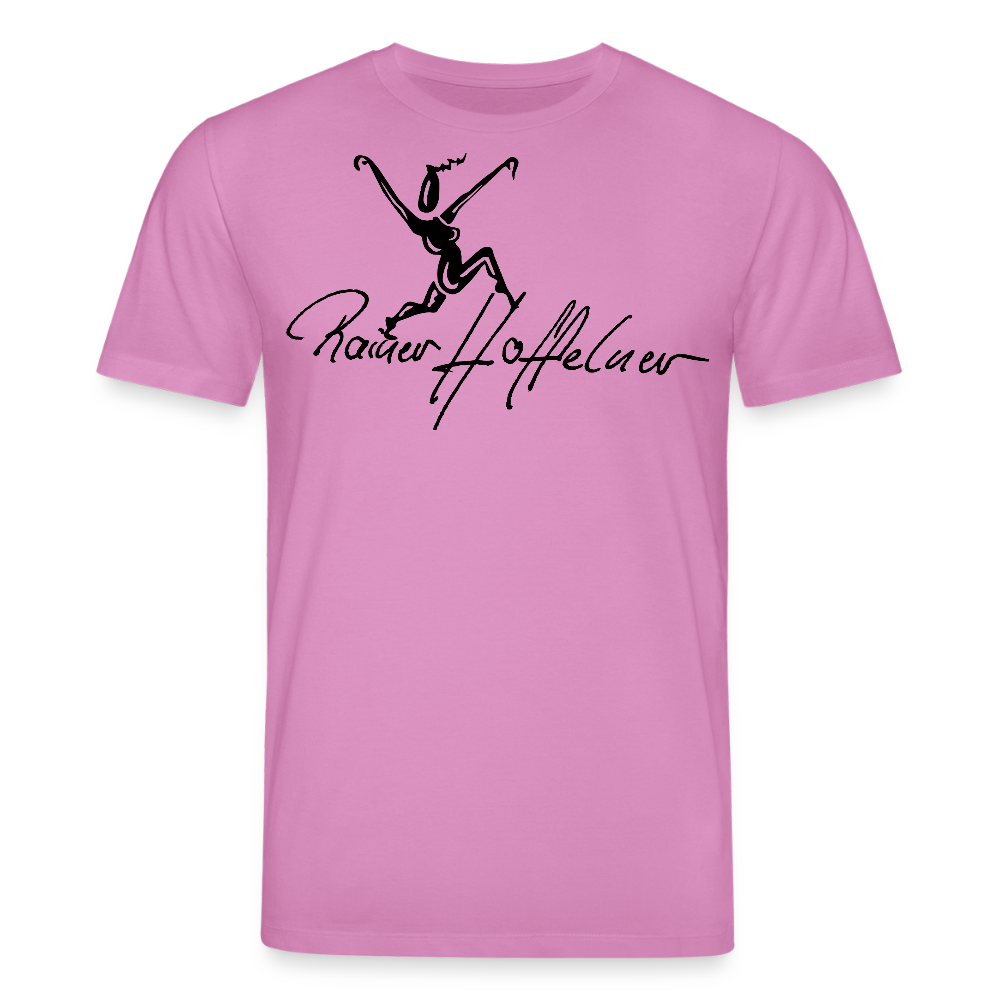 Unisex Bio-T-Shirt mit TUSCHEWEIBCHEN PRINT - Pink