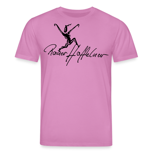 Unisex Bio-T-Shirt mit TUSCHEWEIBCHEN PRINT - Pink