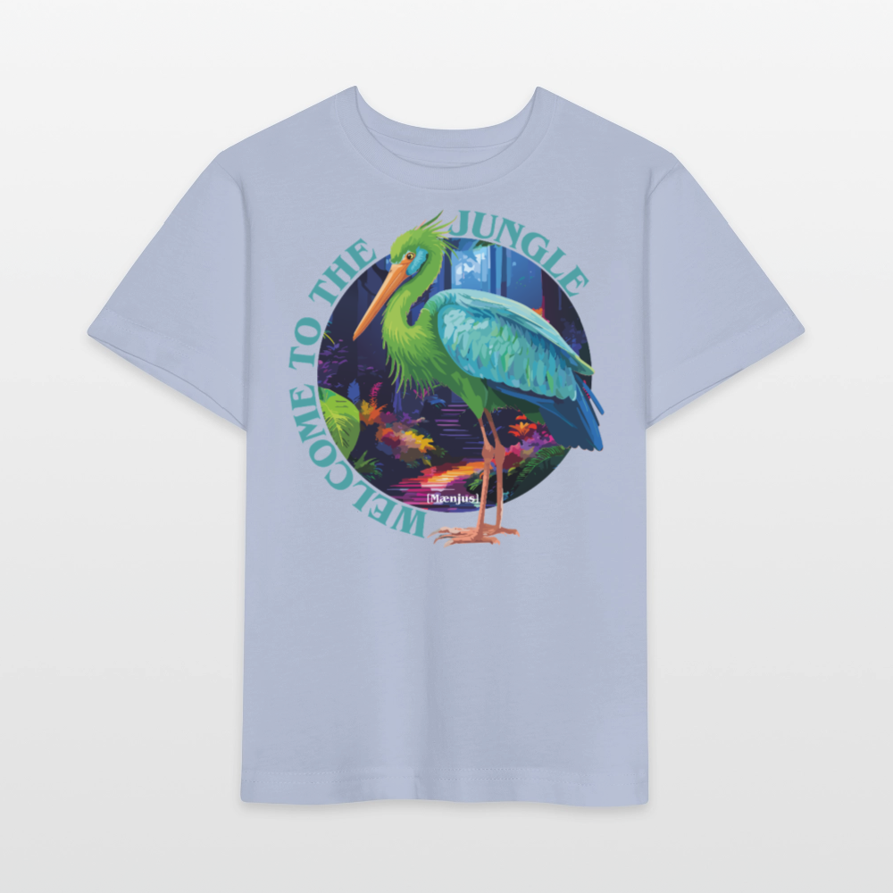 MNJS KIDS T-Shirt mit WELCOME TO THE JUNGLE PRINT - Lavendel-Violett