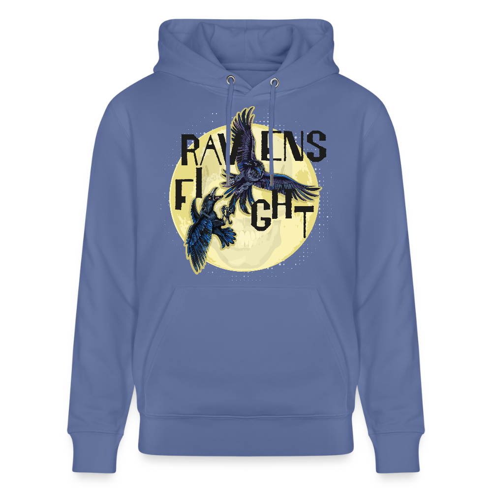 Unisex Hoodie mit RAVENS FIGHT PRINT - Blau