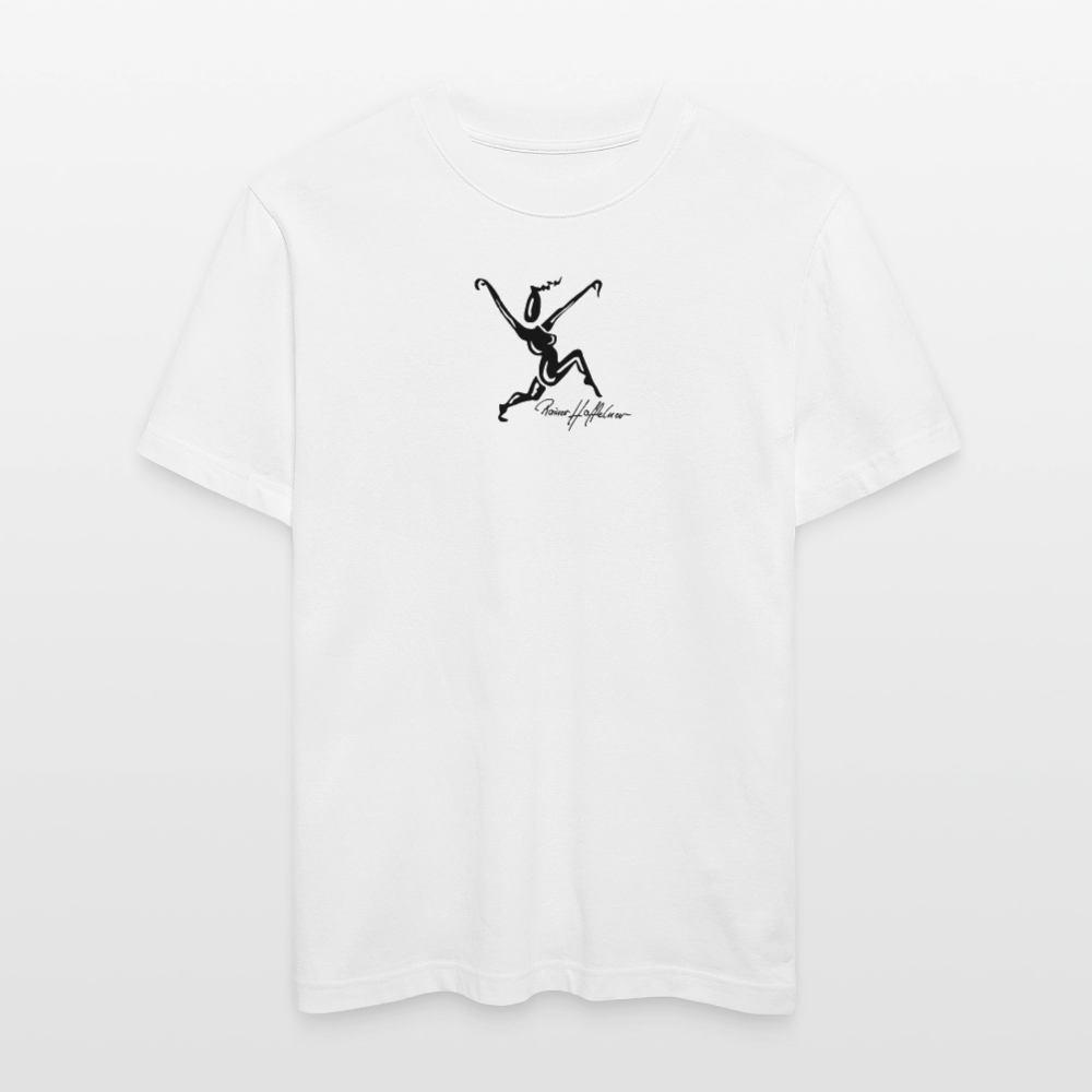 Unisex Bio-T-Shirt mit TUSCHEWEIBCHEN PRINT - Weiß