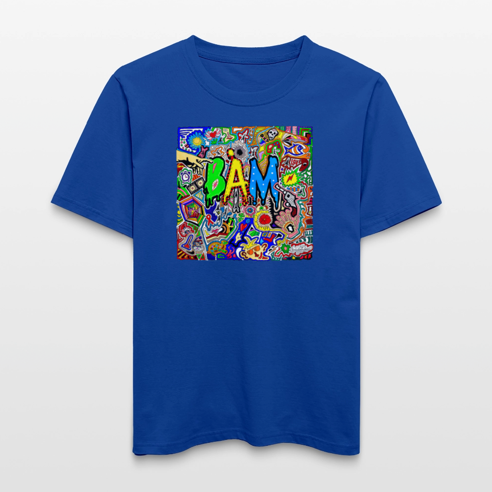 Unisex Bio-T-Shirt mit BÄM PRINT - Dunkelblau