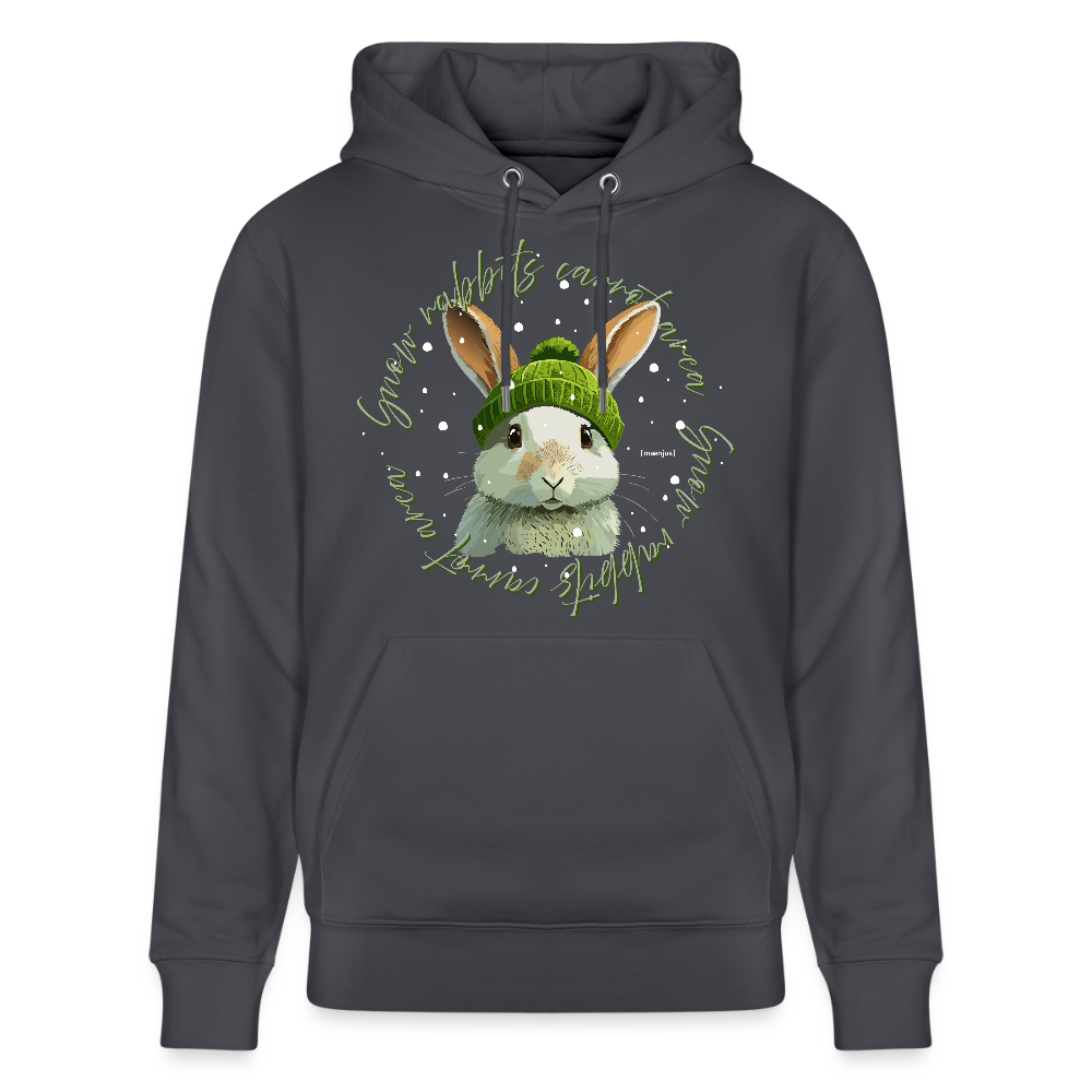 Unisex Bio-Hoodie mit SNOW RABBITS CARROT AREA PRINT - Indigoblau